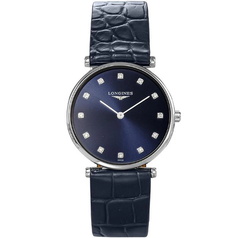 Longines Women's Watch with Alligator Strap Parallel Import with 2-Year Warranty L4.512.4.97.2