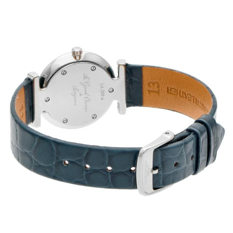 Longines Women's Watch with Alligator Strap Parallel Imported, 2-Year Warranty L4.209.4.95.2 - Image 4