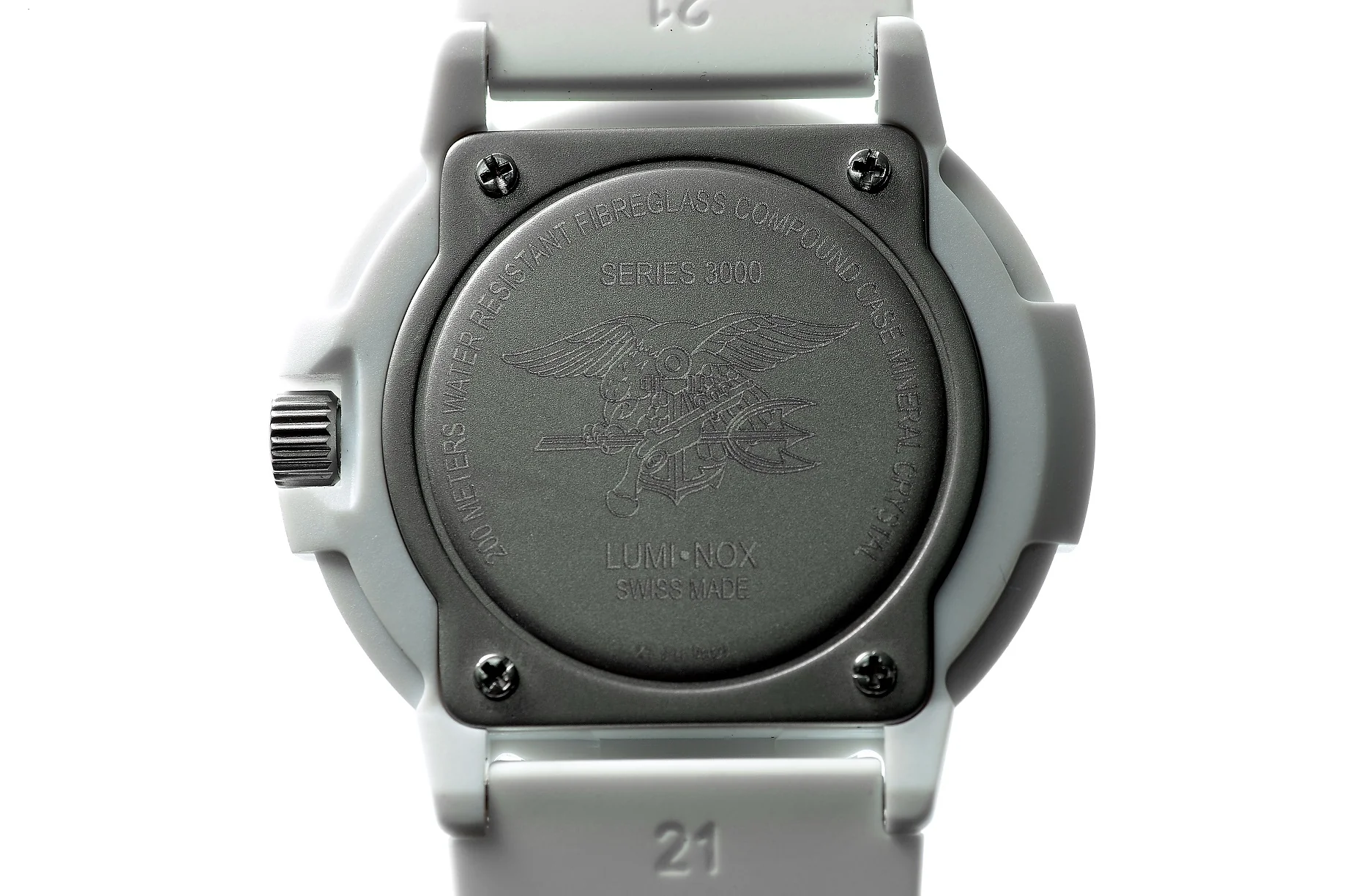 Luminox 3007 Navy SEAL 【JAPAN LIMITED】ORIGINAL NAVY SEAL 3000 SERIES Ref. Whiteout Quartz Unisex Watch - Image 6