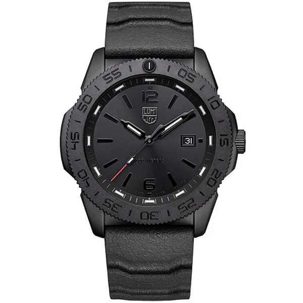 LUMINOX 3121BO Pacific Diver 3120 Series Men's Watch with Rubber Strap, 2 Year Warranty, Water Resistant and Durable Design