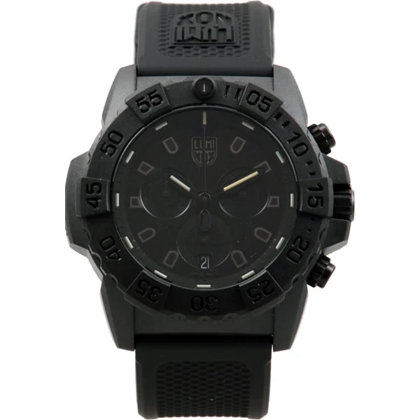 LUMINOX 3581.BO NAVY SEAL CHRONO BLACKOUT QUARTZ Watch - Durable, Water-Resistant, Military-Grade Timepiece [Parallel Import]