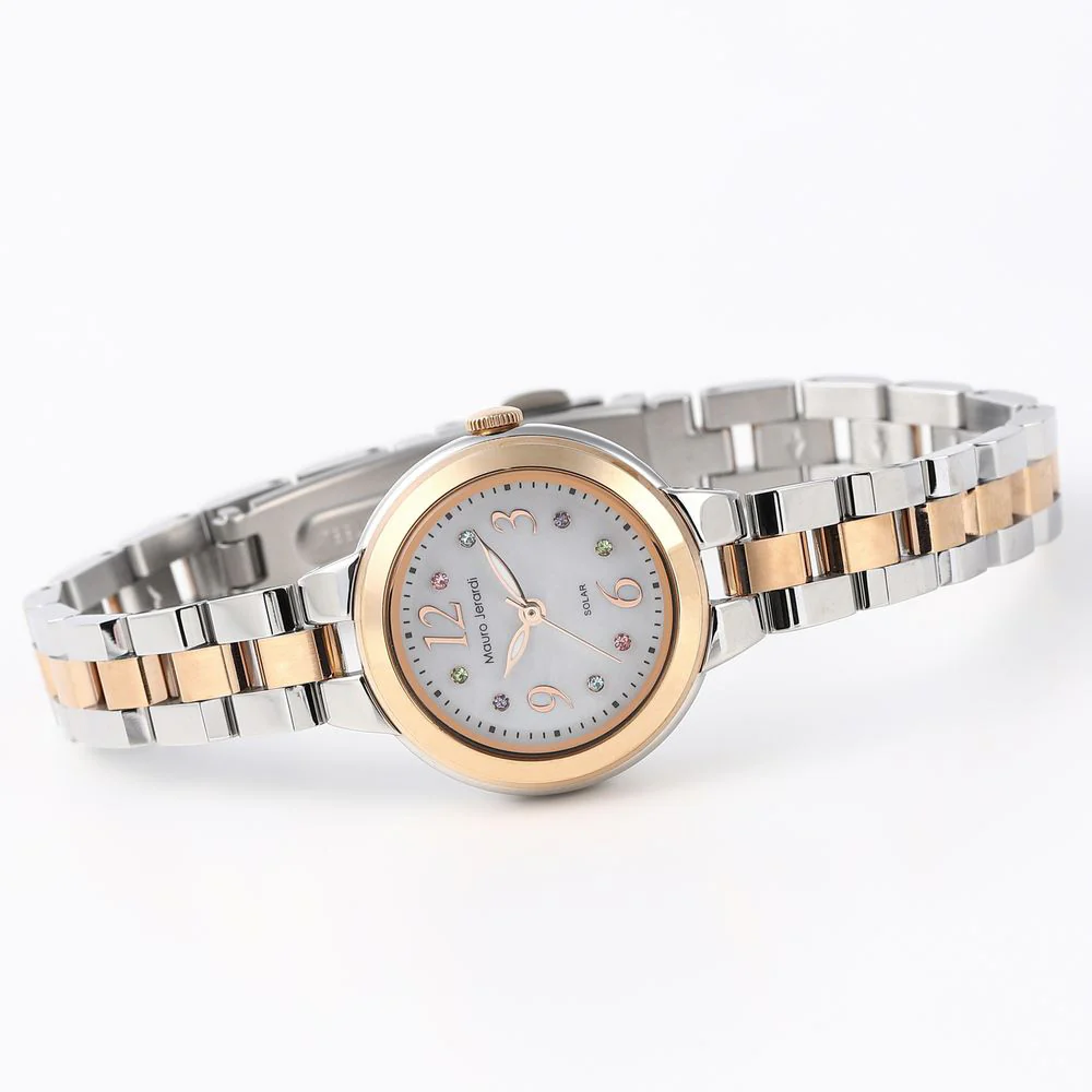 Mauro Gelardi MJ0561 Solar-Powered Women's Watch Elegant Design Water Resistant Lightweight Stylish - Image 4
