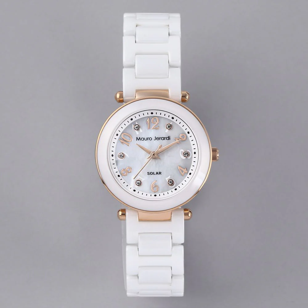 Mauro Gelardi MJ0682 Eco-Friendly Solar Power Stylish Women's Watch Water Resistant Elegant Design - Image 4