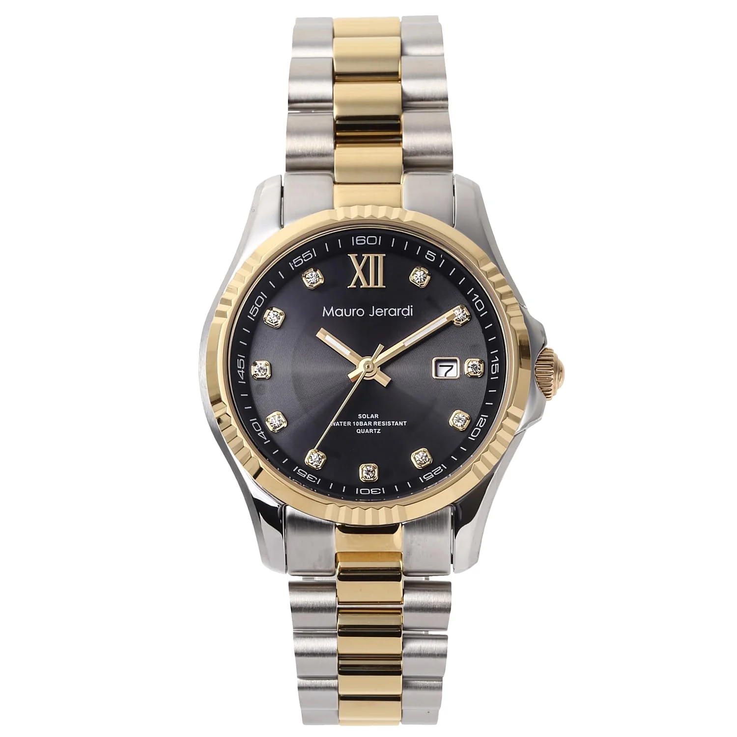 MAURO JERARDI MJ037-2 Solar Stainless Steel Men's Watch