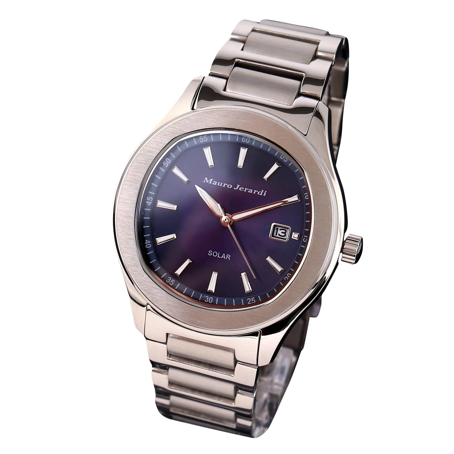MAURO JERARDI MJ053-2 Solar Stainless Steel Men's Watch