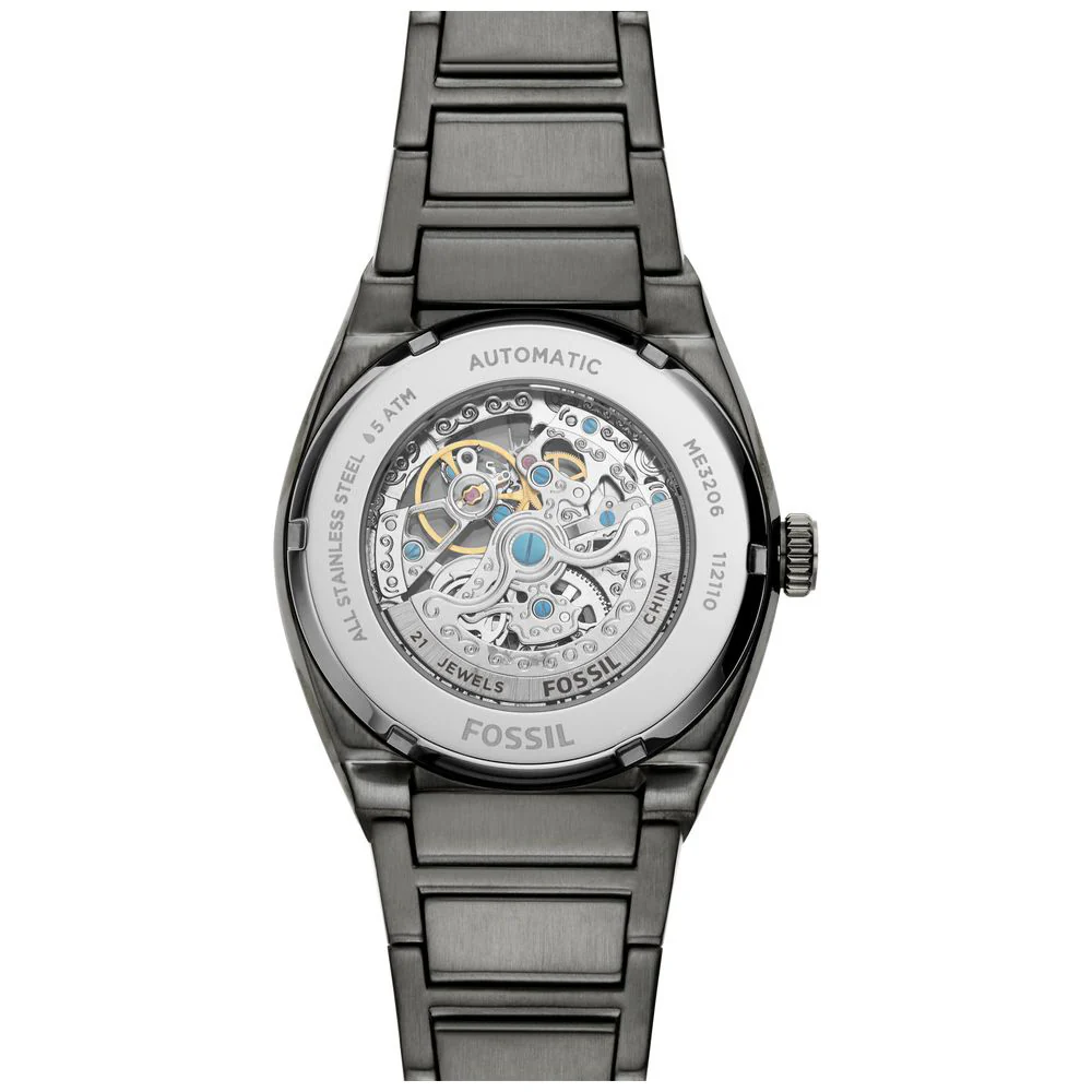 ME3206 FOSSIL EVERETT Stylish Stainless Steel Chronograph Water Resistant 44mm Case Eco-Friendly Movement - Image 3