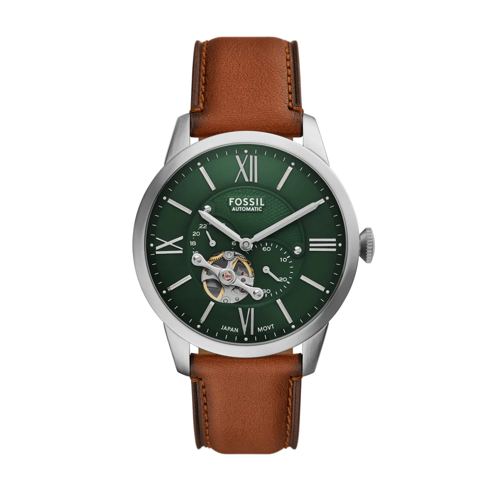 ME3265 FOSSIL TOWNSMAN Stylish Analog Watch - Stainless Steel Case - Water Resistant - Date Display - Classic Design