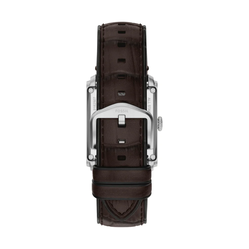 ME3272 FOSSIL Carraway White Dial Stylish Design Water Resistant Quartz Movement Comfortable Strap - Image 2