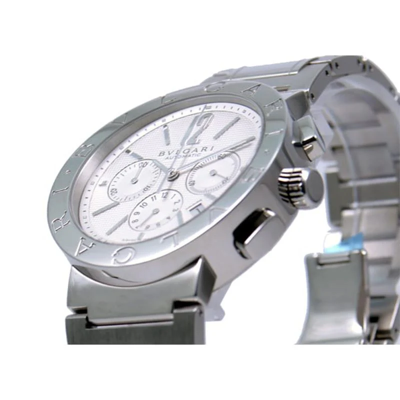 Men's BVLGARI BVLGARI White Automatic Watch Parallel Import 2-Year Warranty BB42WSSDCH - Image 2
