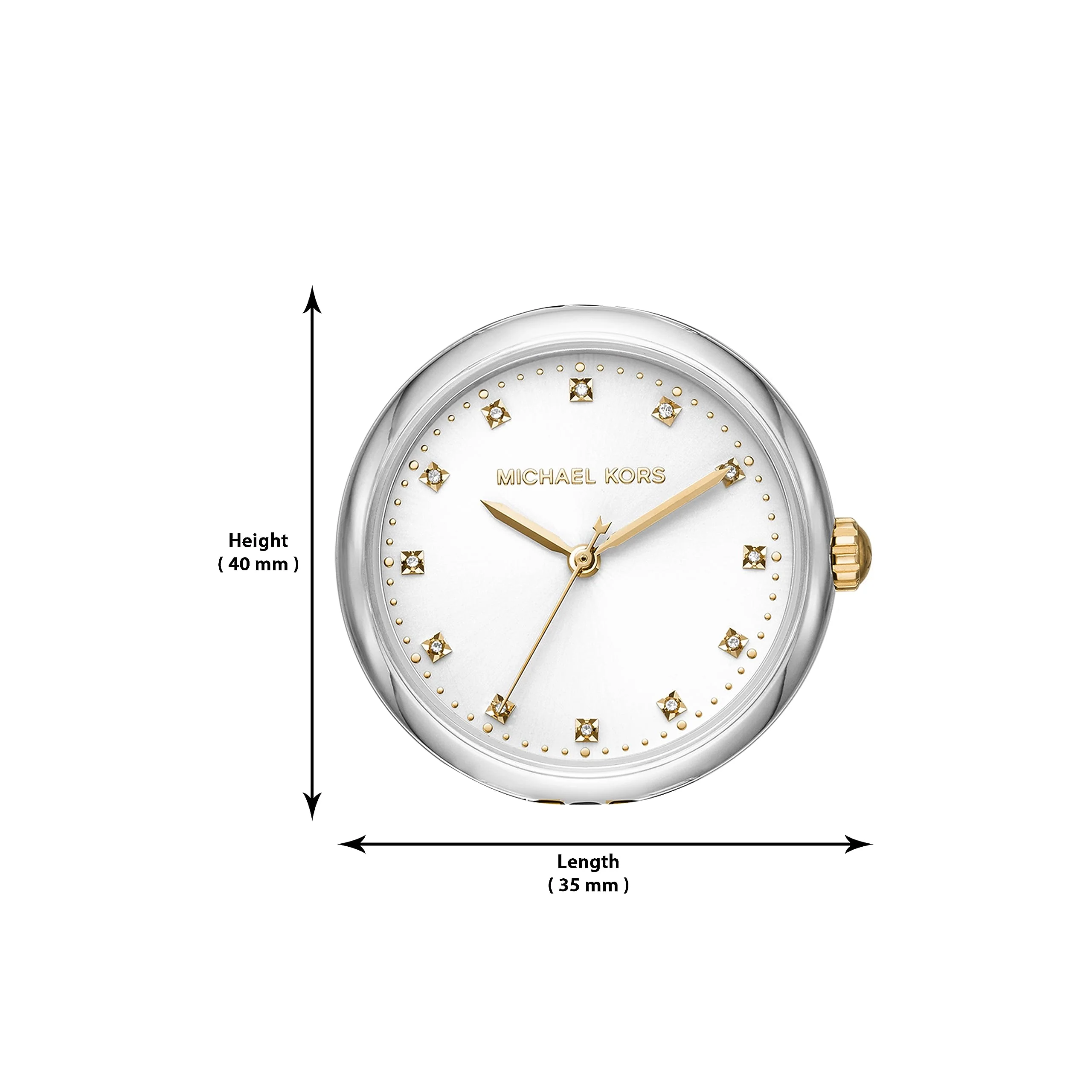 MICHAEL KORS Diamond Darci MK4569 Two-Tone Women's Watch - Image 5
