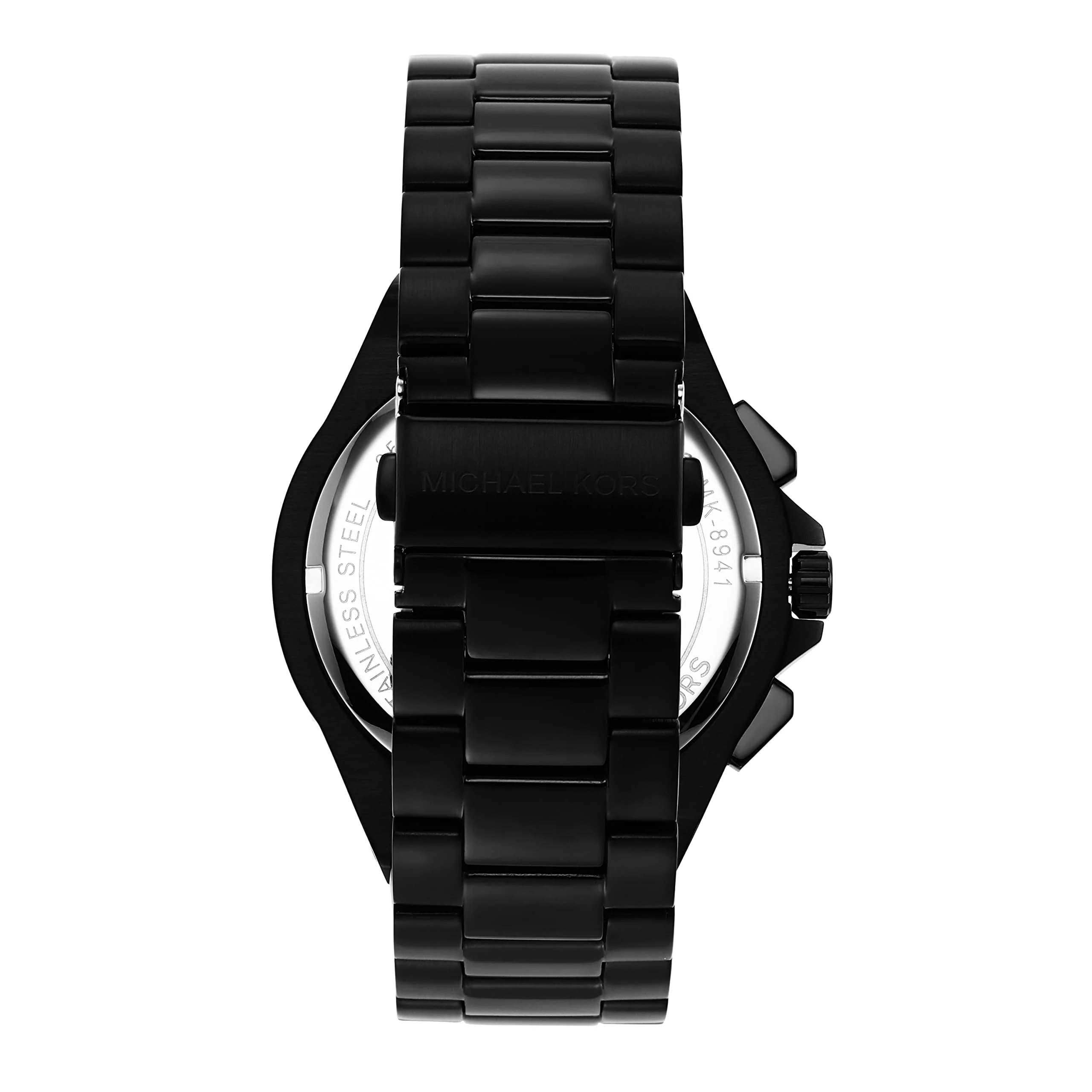MICHAEL KORS LENNOX MK8941 Chronograph Black Stainless Steel Watch - Image 4