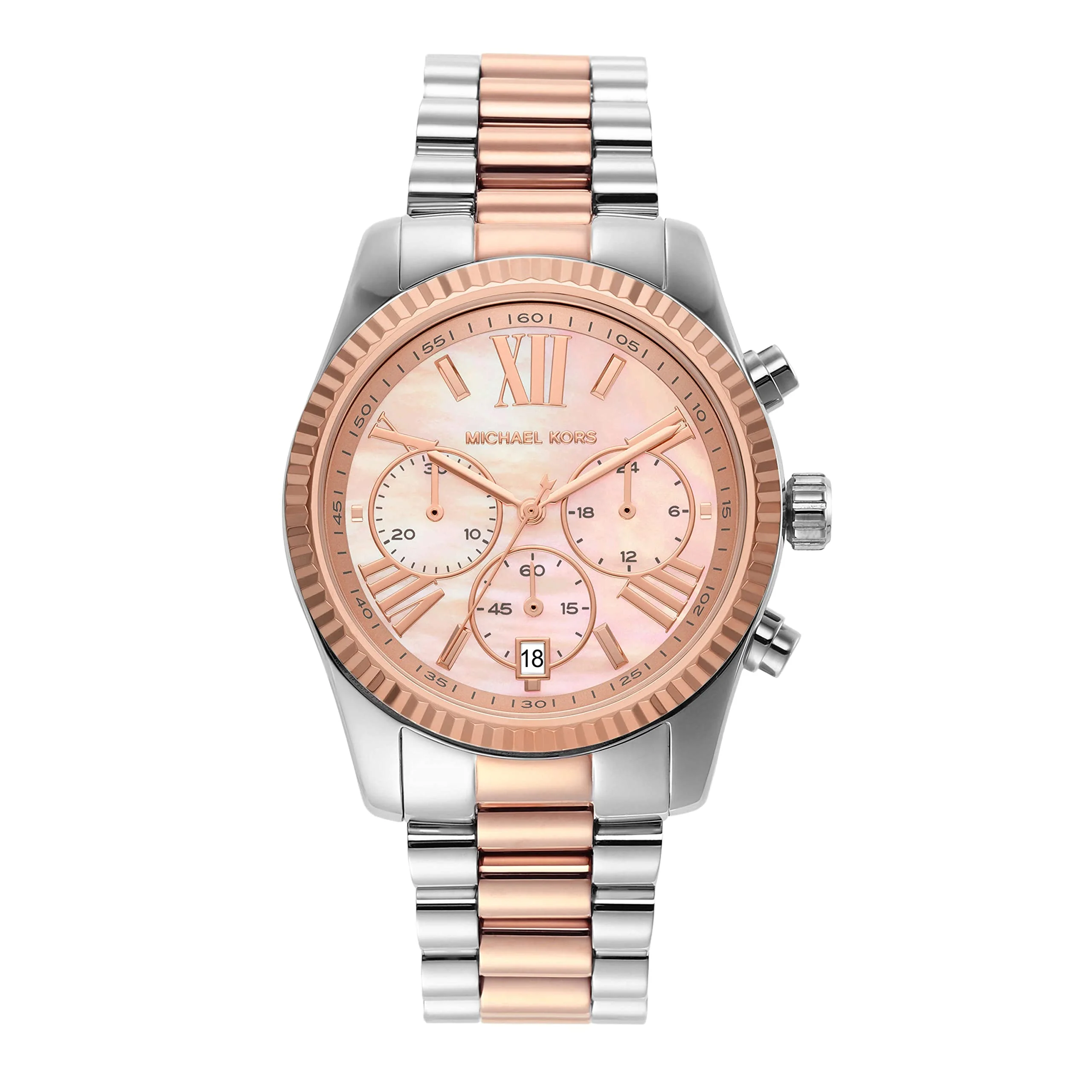 MICHAEL KORS LEXINGTON MK7219 Chronograph Two-Tone Watch