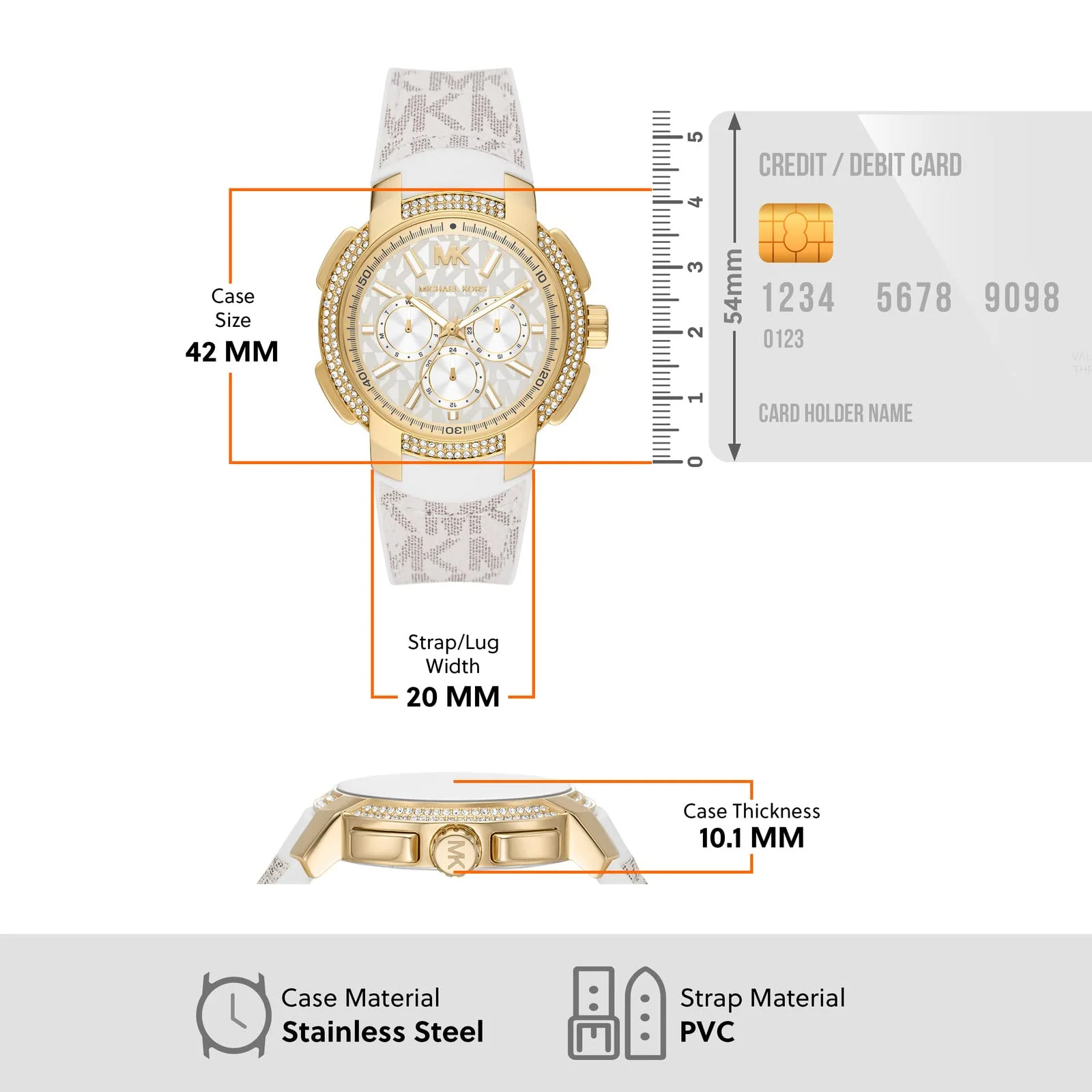 MICHAEL KORS SIDNEY MK7221 Quartz Women's Watch - Image 8