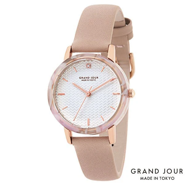 MJGJQA06PI MJGJQA06-PI Fashion Watch GRAND JOUR Made in Tokyo Stylish Green Color Durable Design Elegant Timepiece