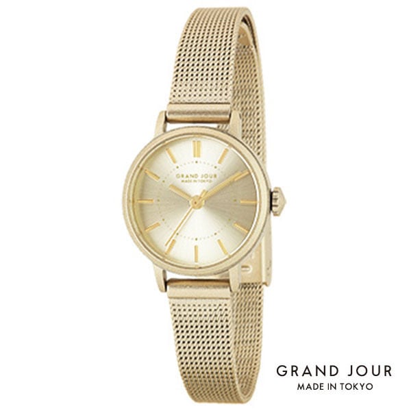 MJGJUA09G MJGJUA09-G Stylish Fashion Watch Grand Jour Made in Tokyo Silver Elegant Design Water Resistant Reliable