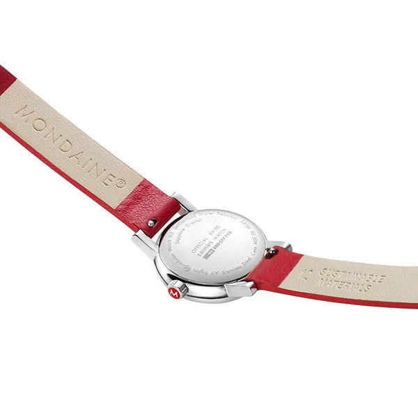 MONDAINE MSE.26110.LCV Evo2 Petit MONDAINE White/Red Leather - Image 3