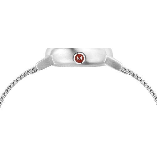 MONDAINE MSE.26110.SM Evo2 Petit Mesh Bracelet MONDAINE White/Mesh - Stylish Swiss Watch for Everyday Wear - Image 4