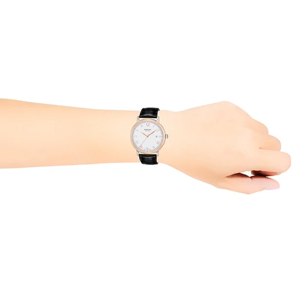 MONTBLANC 114336 Men's Luxury Watch with Alligator Strap Automatic Movement 2 Year Warranty Elegant Design - Image 2