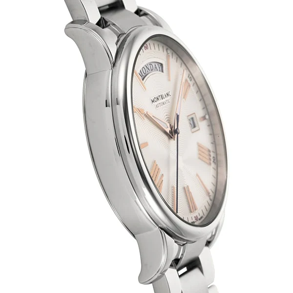 MONTBLANC 114854 Men's Metal Band Watch with 2 Year Warranty, Elegant Design, Water Resistant and Precision Timekeeping - Image 3