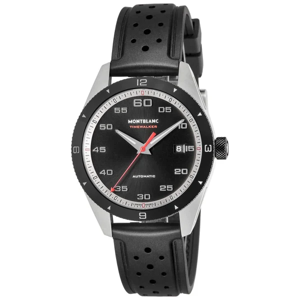 MONTBLANC 116059 Men's Watch with Rubber Strap, Imported Design, 2 Year Warranty, Stylish and Durable Timepiece