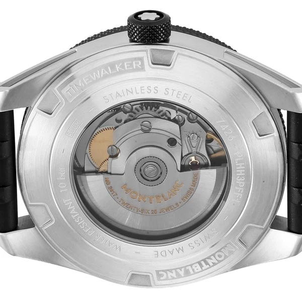 MONTBLANC 116059 Men's Watch with Rubber Strap, Imported Design, 2 Year Warranty, Stylish and Durable Timepiece - Image 6