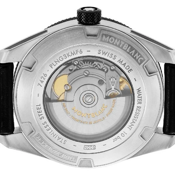 MONTBLANC 116061 TIMEWALKER Black Luxury Watch with Chronograph Function, 2 Year Warranty and Elegant Design for Timeless Style - Image 5