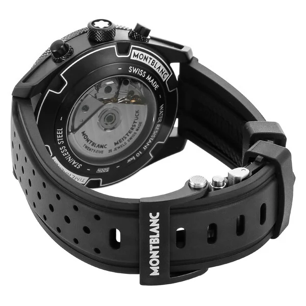 MONTBLANC 116101 Men's Luxury Watch with Rubber Strap Water Resistant Automatic Movement and 2 Year Warranty - Image 5