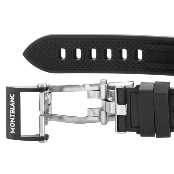 MONTBLANC 116101 Men's Luxury Watch with Rubber Strap Water Resistant Automatic Movement and 2 Year Warranty - Image 7