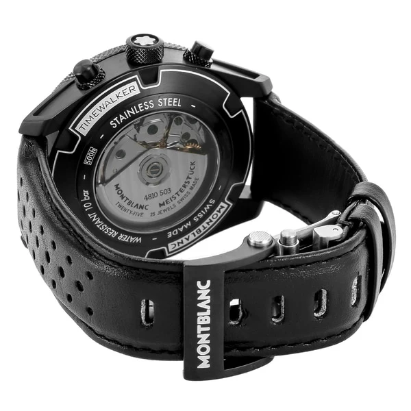 MONTBLANC 116102 Men's Luxury Watch with Leather Strap Water Resistant Classic Design 2 Year Warranty - Image 5
