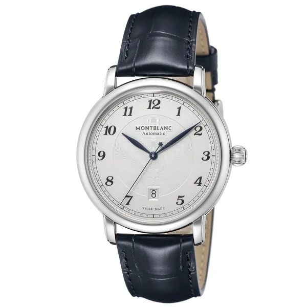 MONTBLANC 117575 Men's Alligator Belt with Luxurious Texture, Elegant Design, 2 Year Warranty for Timeless Style