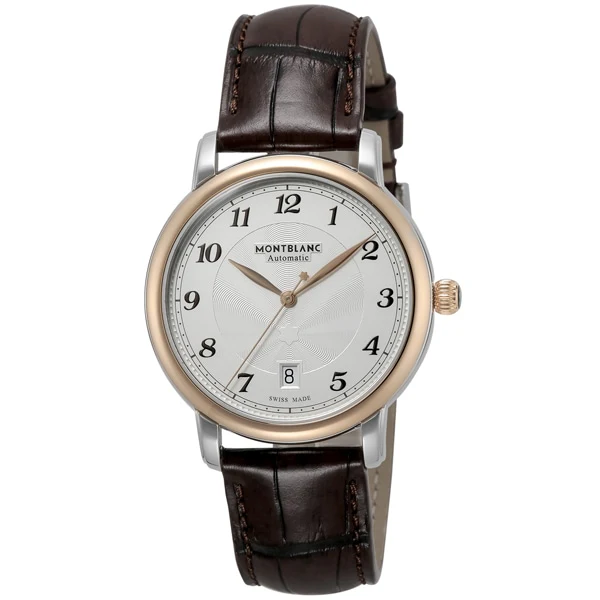MONTBLANC 117577 Luxury Men's Alligator Leather Belt with 2 Year Warranty and Timeless Style for Effortless Elegance