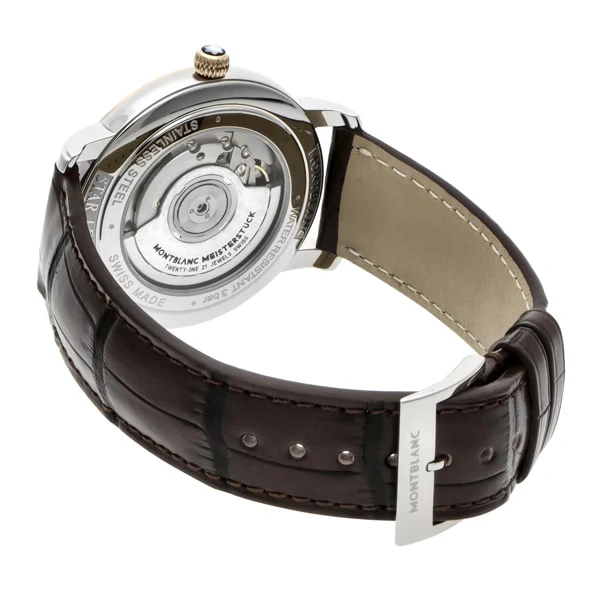 MONTBLANC 117577 Luxury Men's Alligator Leather Belt with 2 Year Warranty and Timeless Style for Effortless Elegance - Image 5