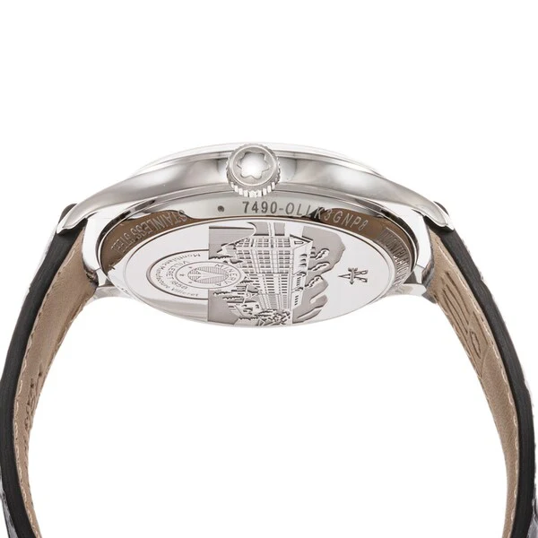 MONTBLANC 119943 Men's Alligator Belt with Luxurious Leather, Timeless Style, and 2 Year Warranty for Ultimate Confidence - Image 4