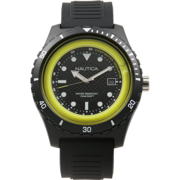 NAUTICA NAPIBZ001 Stylish Water-Resistant Design Durable Stainless Steel Case Comfortable Silicone Strap - Image 3