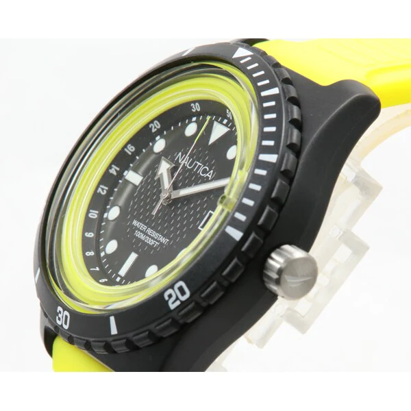 NAUTICA NAPIBZ003 Stylish Water-Resistant Design Durable Stainless Steel Case Comfortable Silicone Strap
