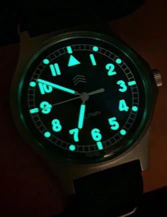 NAVAL WATCH MIL-03GY Royal Army Type Gray Stylish Military Design Durable Water Resistant with Precision Quartz Movement - Image 4