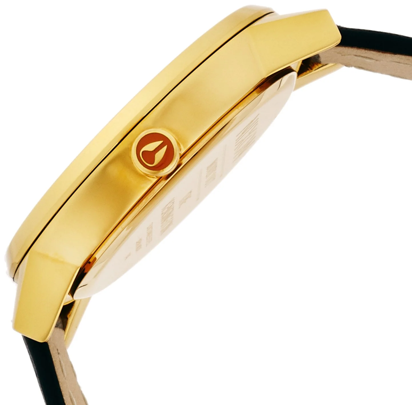 NIXON Kensington A108-1964 Gold/White/Black Leather Women's Watch - Image 3