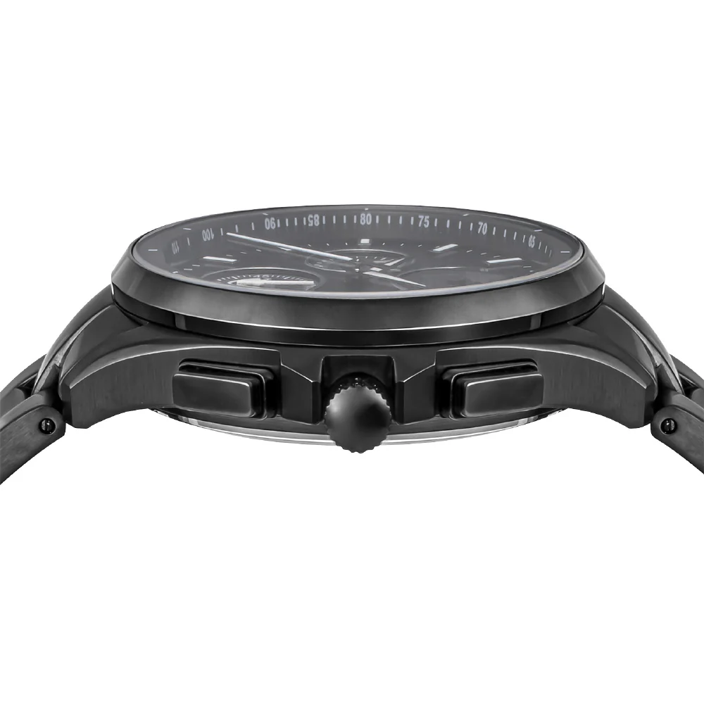 NLUS41BKELT Luce Solar Eco-Friendly Watch 1-Year Warranty Black Stainless Steel Elegant Design - Image 4