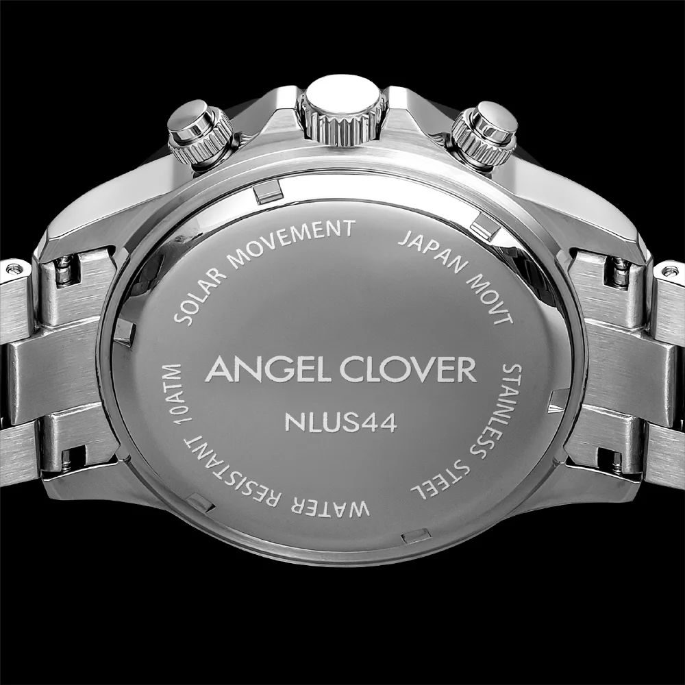 NLUS44SBK-BK NLUS44SBK-BK Luce Solar Eco-Friendly Timepiece 1-Year Warranty Stylish Black Design Water Resistant - Image 5
