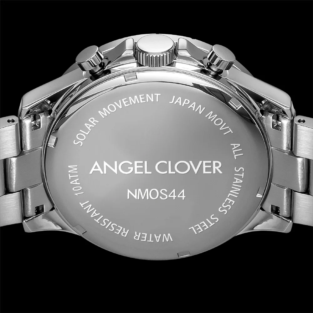 NMOS44SSWH NMOS44SSWH Mondo Solar Watch 1-Year Warranty White Eco-Friendly Solar Power Stylish Design - Image 5
