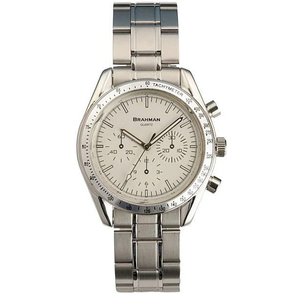 No Brand BR001-02 Stylish Design Durable Stainless Steel Water Resistant Quartz Movement