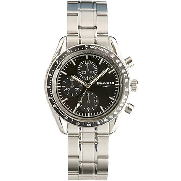 No Brand BR002-01 Stylish Analog Watch Water Resistant Durable Leather Strap Classic Design