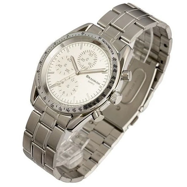 No Brand BR002-02 Stylish Design Water Resistant Quartz Movement Durable Stainless Steel Band - Image 5