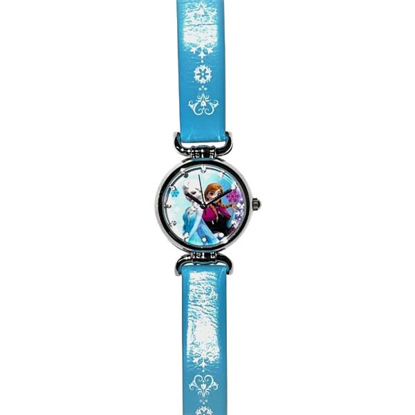 No Brand DY105FLBL Disney Character Watch 27mm Frozen Anna & Elsa Stylish Design Durable Quartz Movement Perfect Gift