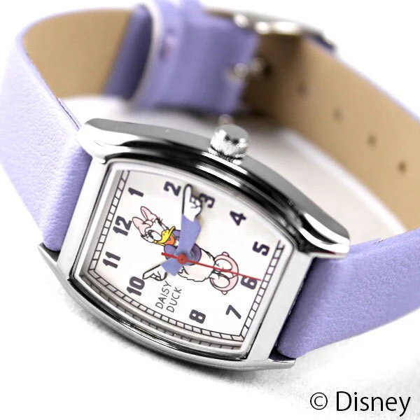 No Brand DY204LVL Disney Character Watch Daisy Stylish Design Water Resistant Quartz Movement Adjustable Strap