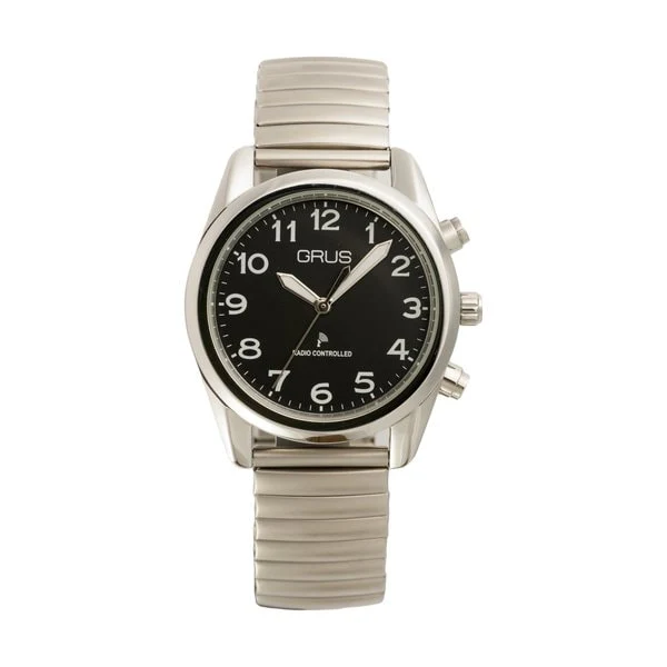 No Brand GRS003-02 Voice-Activated Atomic Watch Adjustable Strap Unisex Design Water-Resistant - Image 3