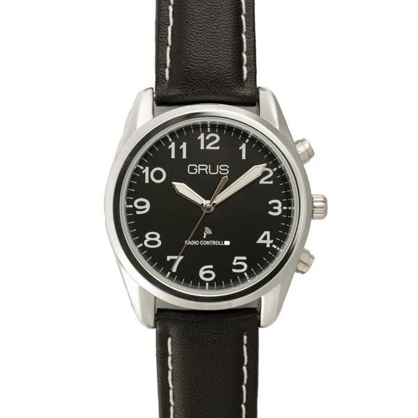 No Brand GRS003-03 Voice-Controlled Atomic Watch with Backlight Alarm Water Resistant Stylish Design - Image 3