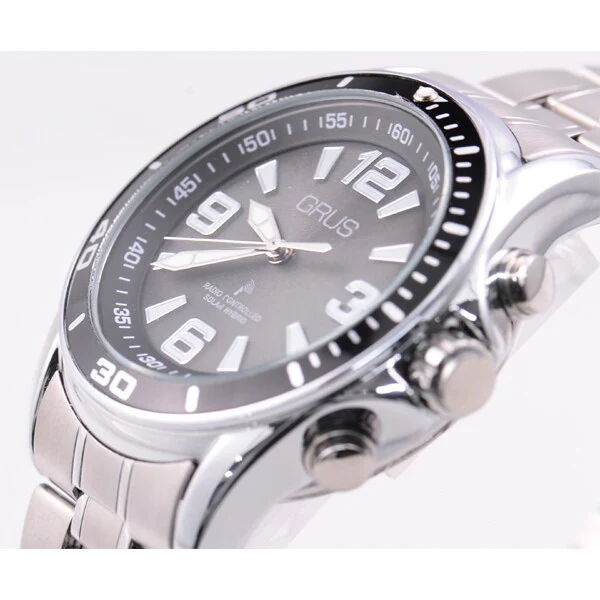 No Brand GRS004-02 Voice-Activated Solar Powered Men's Watch Stylish Design Water Resistant Durable Build - Image 5