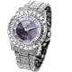No Brand JH-025A-SB Solar Powered Radio Controlled Metal Bracelet Silver Elegant Design Water Resistant - Image 2