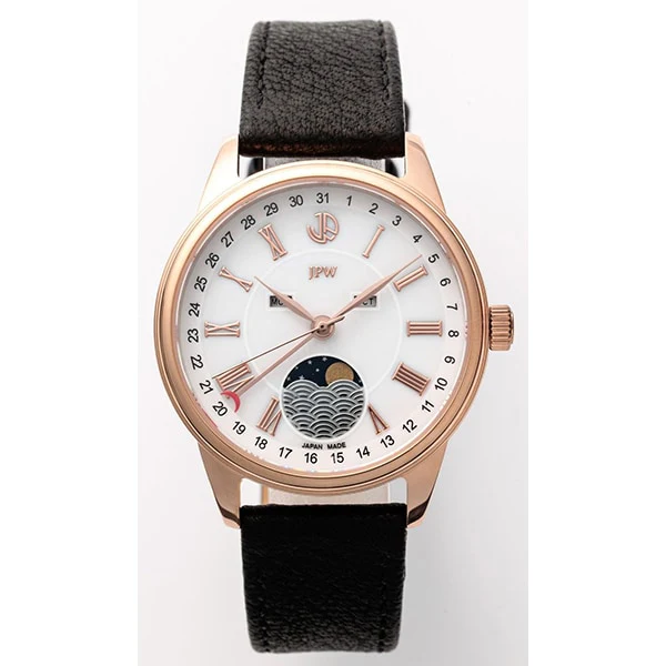 No Brand JP-002-PGWH Stylish Design Water Resistant Quartz Movement Durable Stainless Steel Band